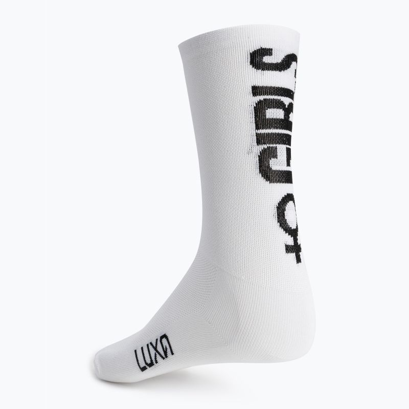 Șosete de ciclism pentru femei LUXA Girls Power alb LAM21SGPS1 4