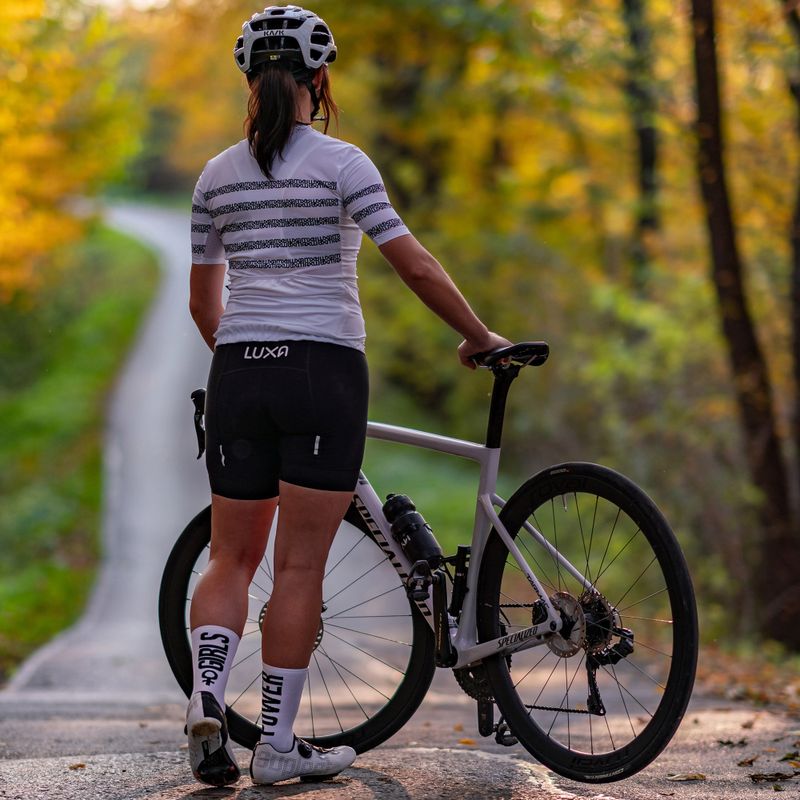 Șosete de ciclism pentru femei LUXA Girls Power alb LAM21SGPS1 9