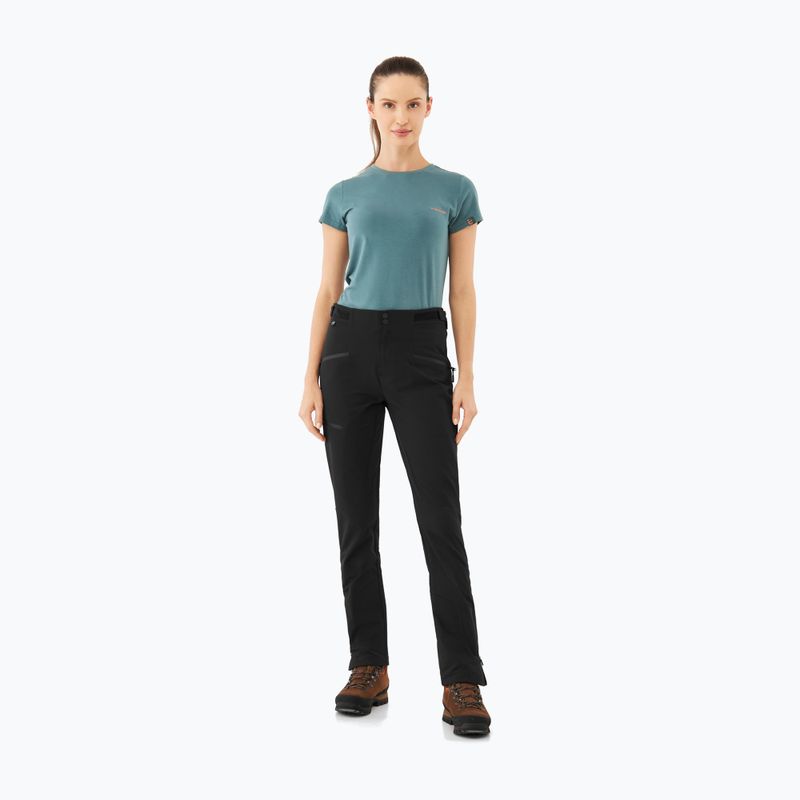 Pantaloni de trekking pentru femei Viking Expander Warm black 2