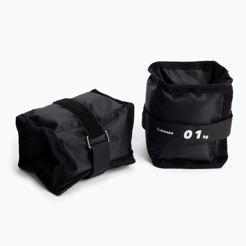 Gipara gleznă și încheietura mâinii greutăți 1kg-2 buc negru 3018