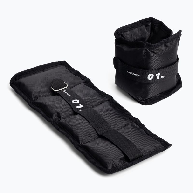 Gipara gleznă și încheietura mâinii greutăți 1kg-2 buc negru 3018 2