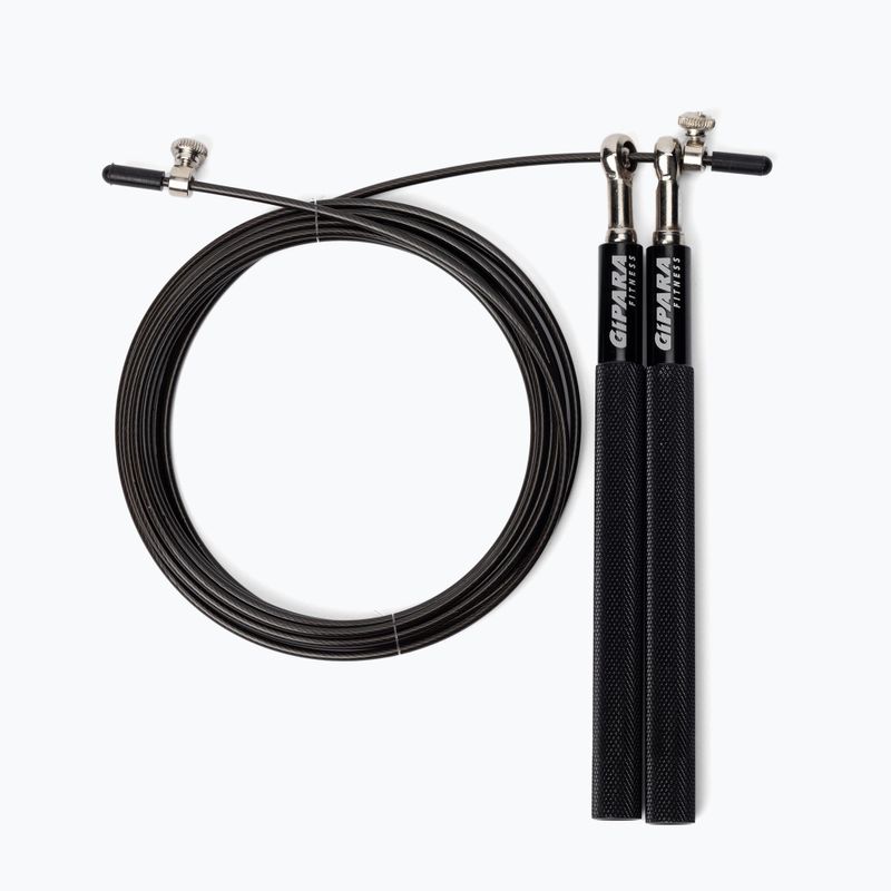 Coardă de sărituri Gipara cruce aluminiu negru 3204