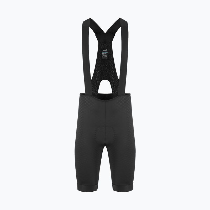 Pantaloni scurți de ciclism pentru bărbați Quest Zyg Zag negri