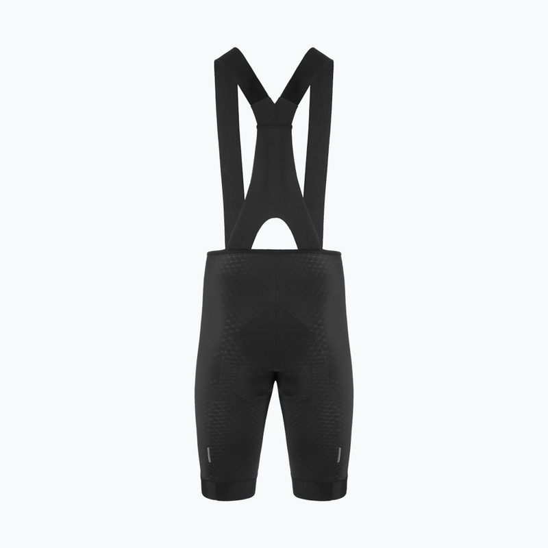Pantaloni scurți de ciclism pentru bărbați Quest Zyg Zag negri 2