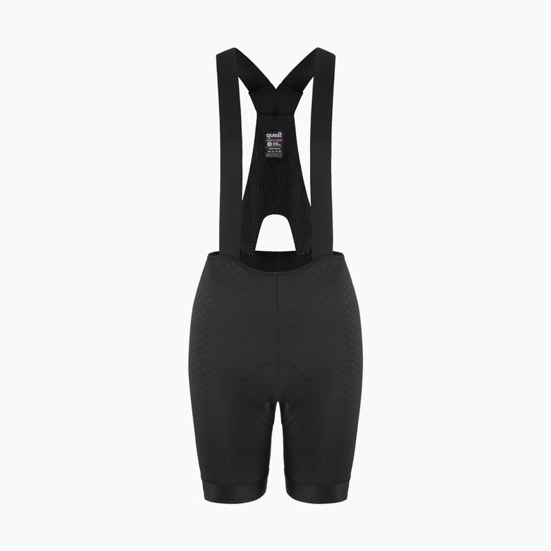 Pantaloni scurți de ciclism pentru femei Quest Zyg Zag negri 4