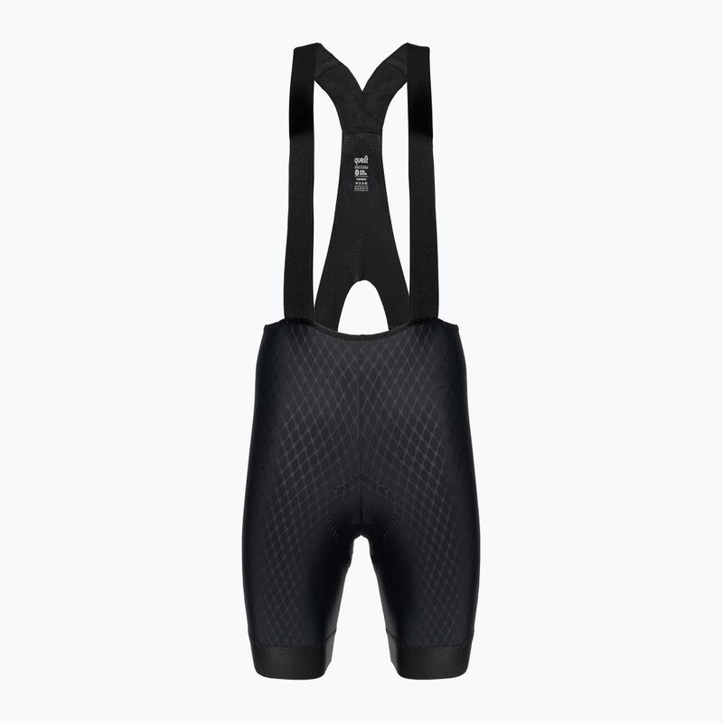 Pantaloni scurți de ciclism pentru femei Quest Zyg Zag negri