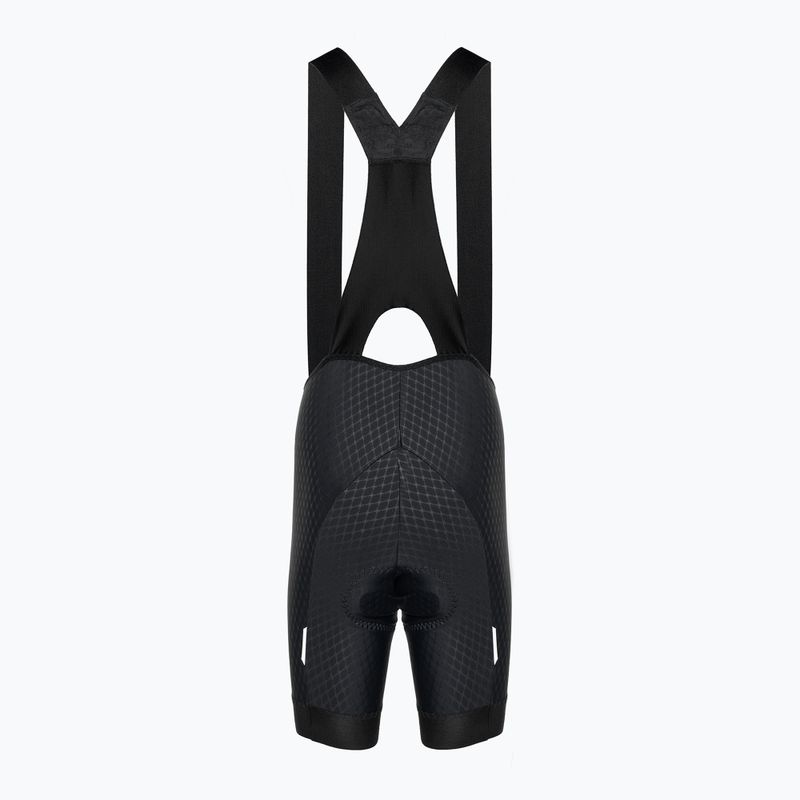 Pantaloni scurți de ciclism pentru femei Quest Zyg Zag negri 2