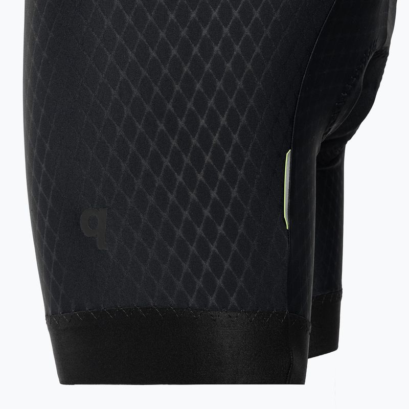Pantaloni scurți de ciclism pentru femei Quest Zyg Zag negri 3