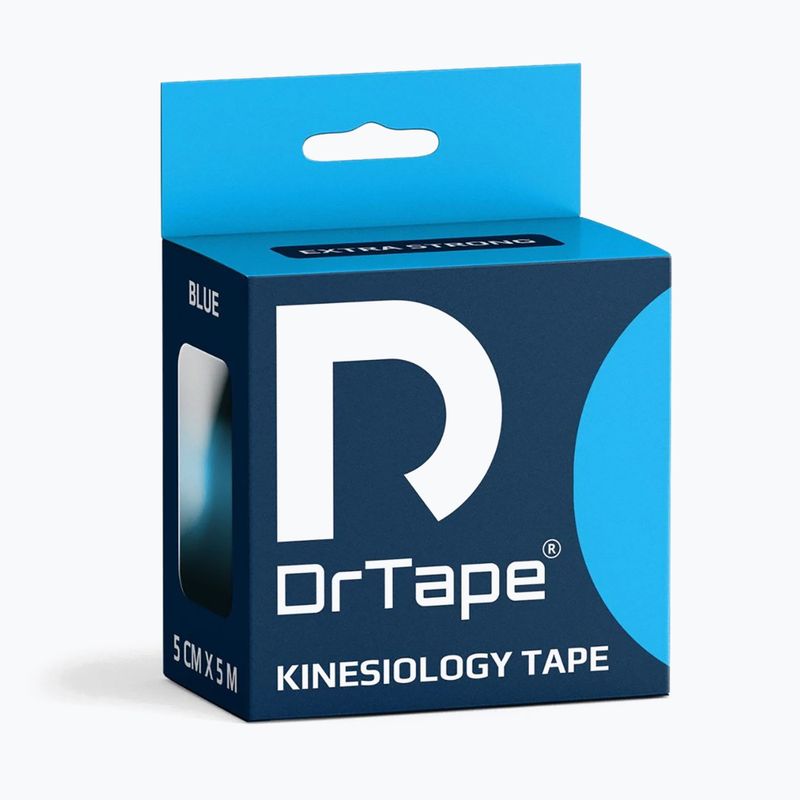 Bandă de kinesiotaping DrTape Kinesiology Tape blue 4