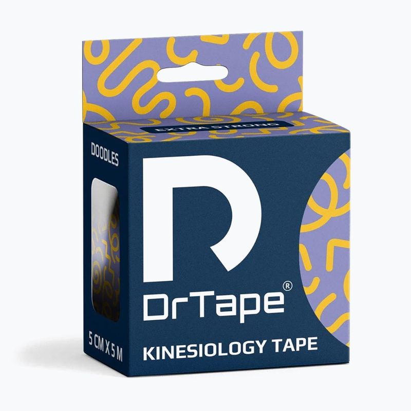 Bandă de kinesiotaping DrTape Kinesiology Tape doodles 4