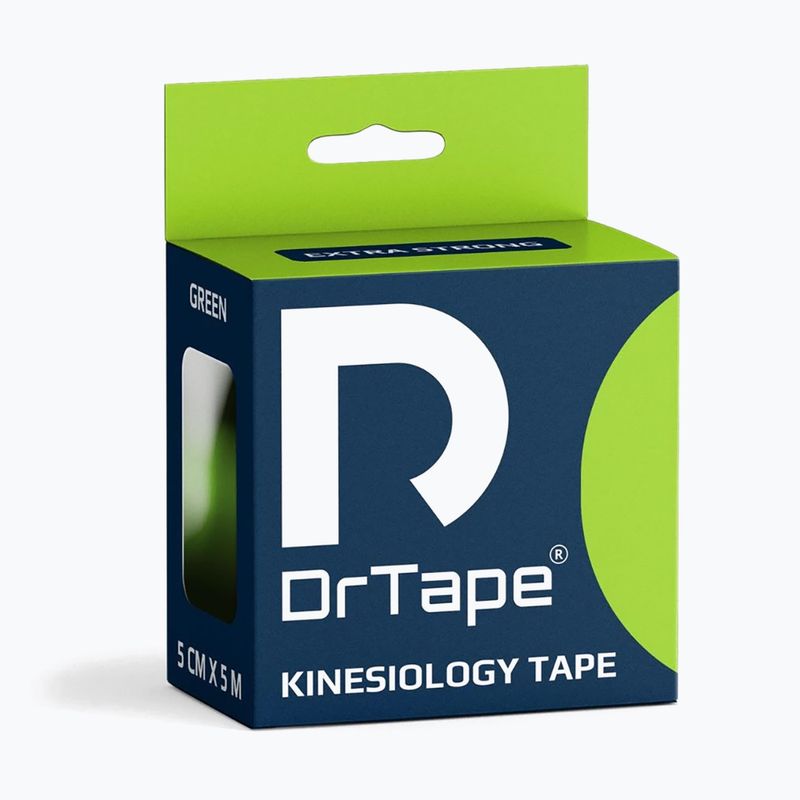Bandă de kinesiotaping DrTape Kinesiology Tape green 4