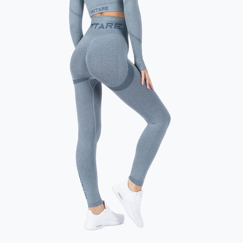 Jambiere MITARE Push Up Max pentru femei albastru K001 3