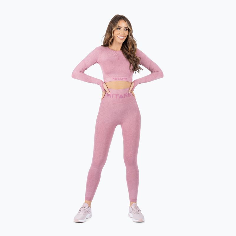 Pantaloni de damă MITARE Push Up Max roz K001 2