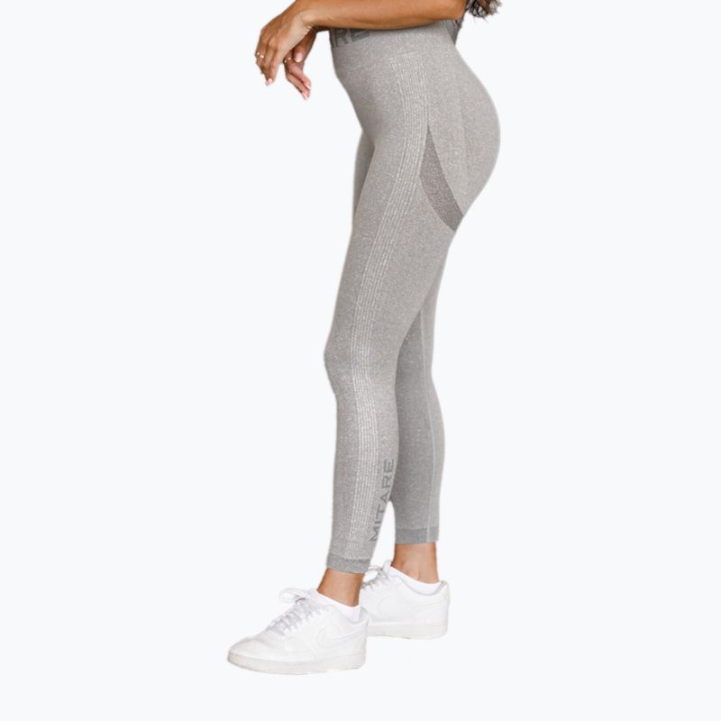 Jambiere MITARE Push Up Max pentru femei gri deschis K001