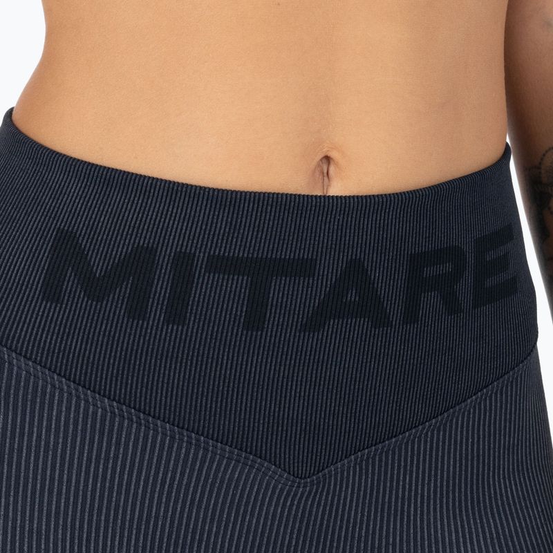 Pantaloni scurți de antrenament pentru femei Mitare Dream Push Up albastru marin K109 5