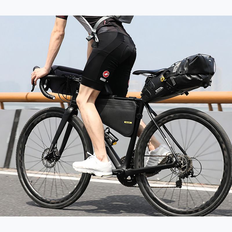 RHINOWALK Waterproof TPU Bike Frame Bag 4 l negru 4