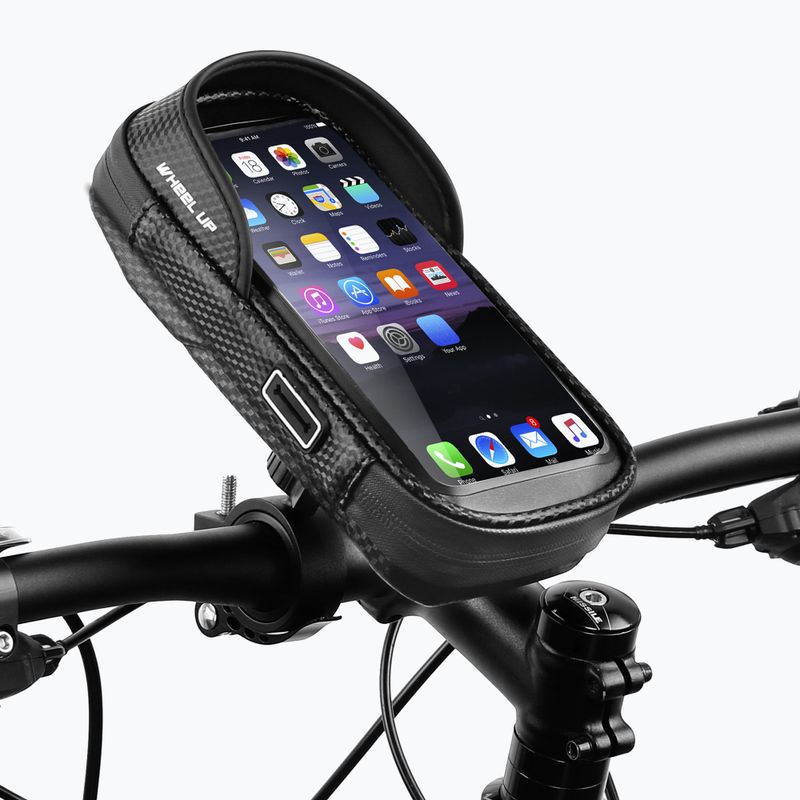 Suport pentru telefon Wheel Up negru 4