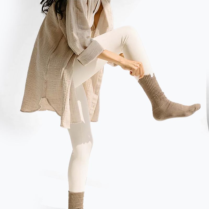 Șosete pentru femei JOYINME Ground Yourself taupe brown 2