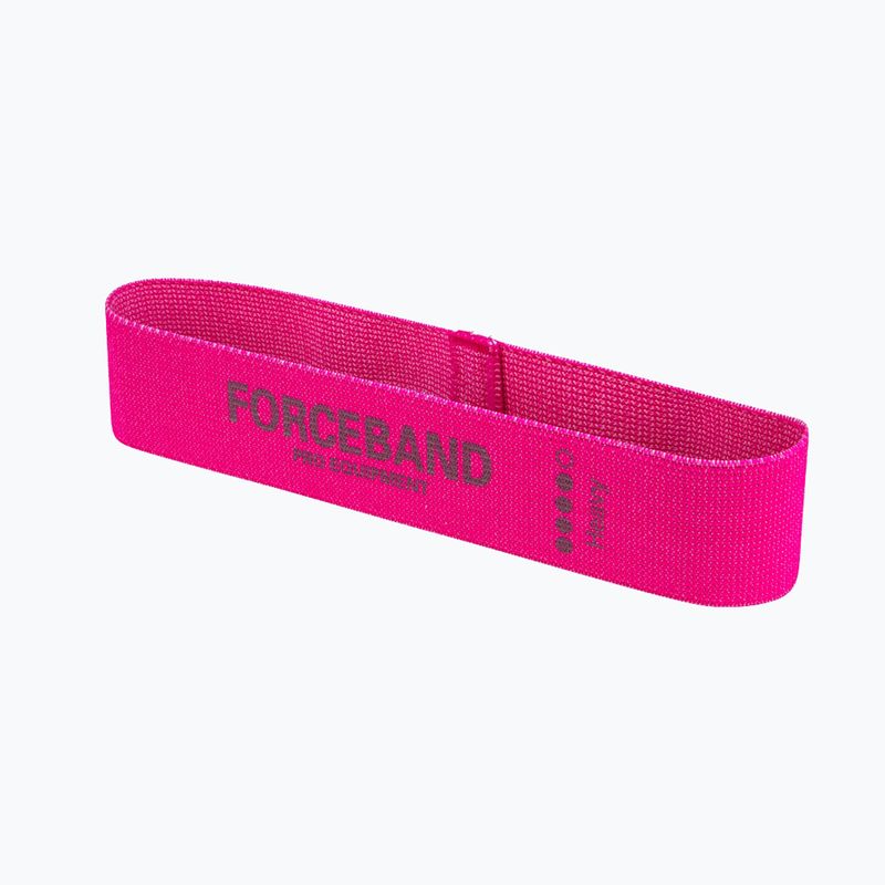 Set de benzi de antrenament FORCEBAND Mini Band 5 szt. + E-BOOK pink 3