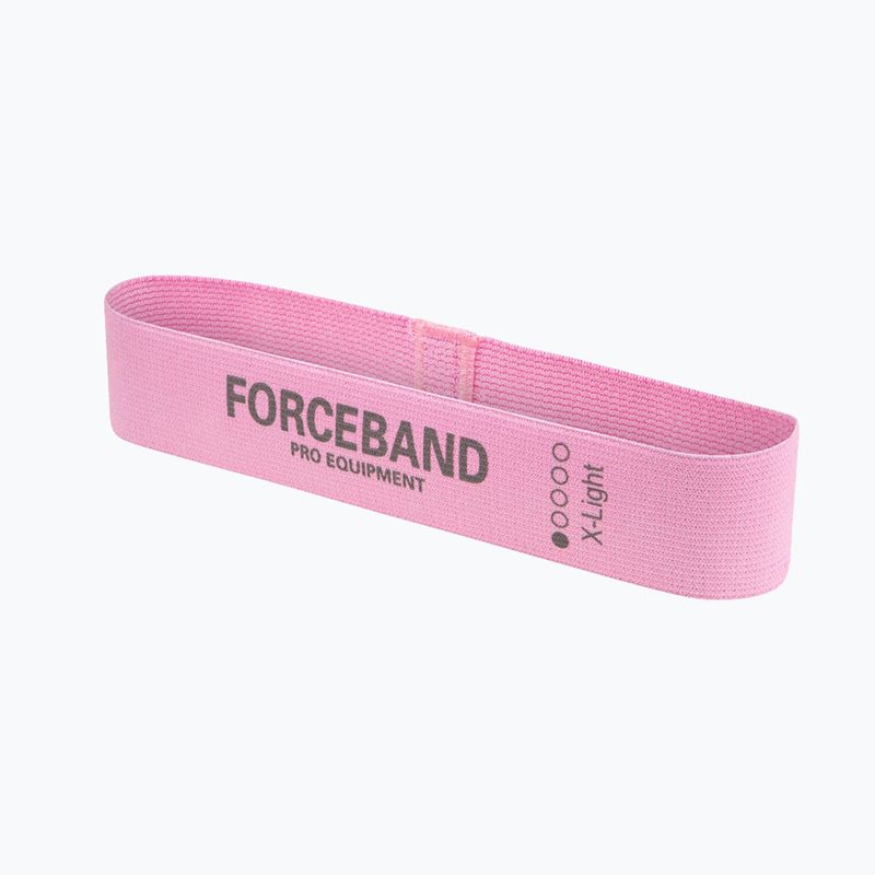Set de benzi de antrenament FORCEBAND Mini Band 5 szt. + E-BOOK pink 4