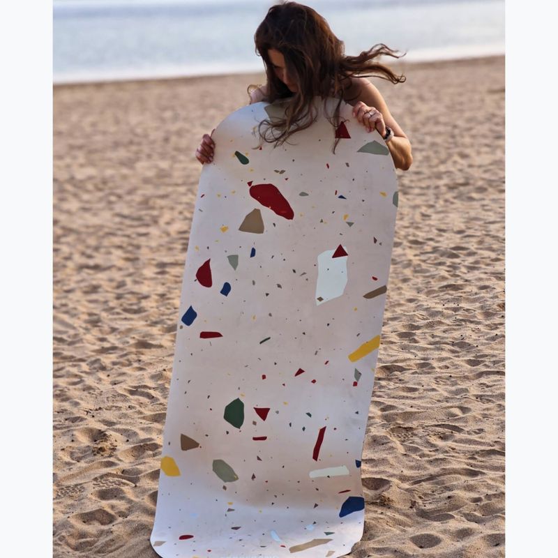 Saltea de yoga FORCEBAND Mineral microfiber + eco rubber 5 mm mineral 2