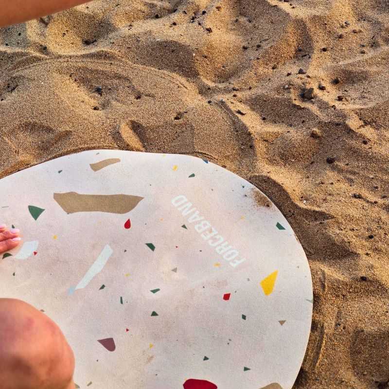 Saltea de yoga FORCEBAND Mineral microfiber + eco rubber 5 mm mineral 3