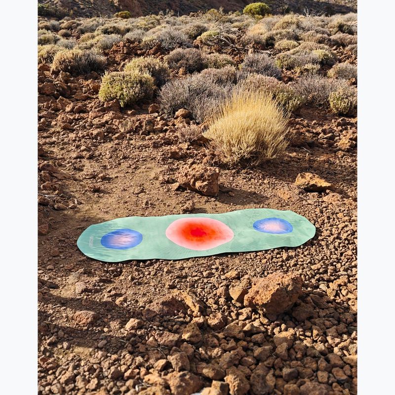 Saltea de yoga FORCEBAND Solar microfiber + eco rubber 5 mm solar 2