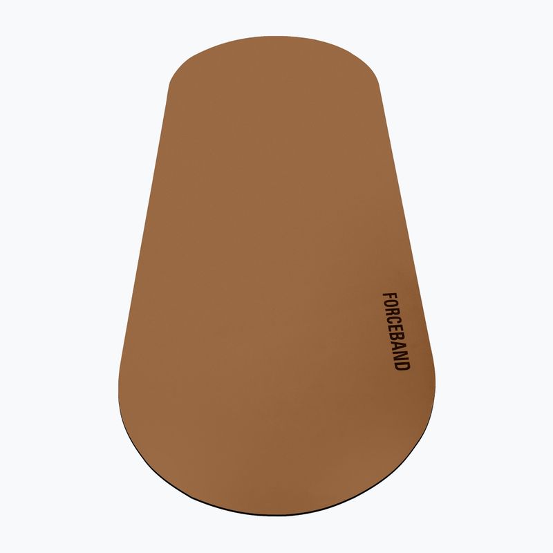 Saltea de yoga FORCEBAND PU Cinnamon 5 mm cinnamon