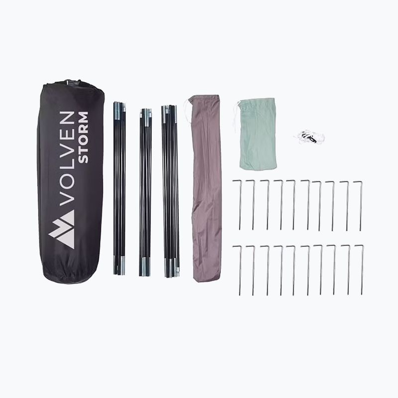 Cort de trekking 3-persoane Volven Storm green 5