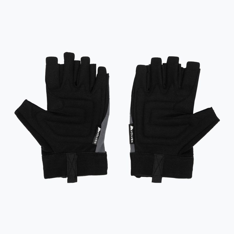 Mănuși de cățărare Volven Ferrata Half Finger gray 3
