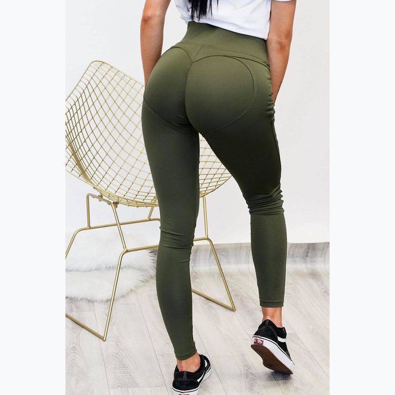 Jambiere pentru femei Chiara Wear Push Up kaki 2