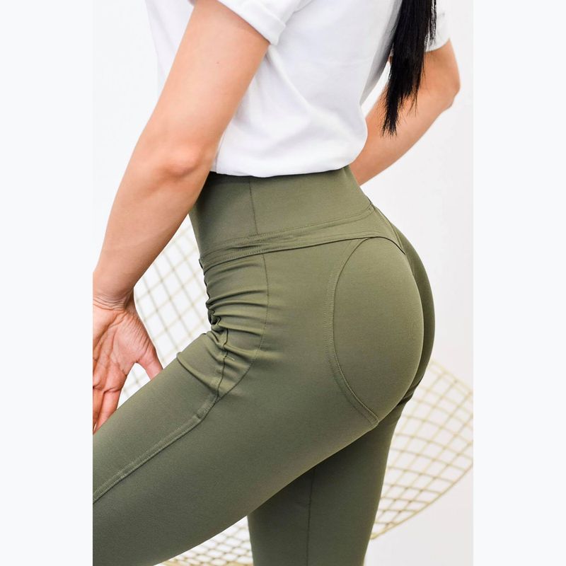 Jambiere pentru femei Chiara Wear Push Up kaki 6