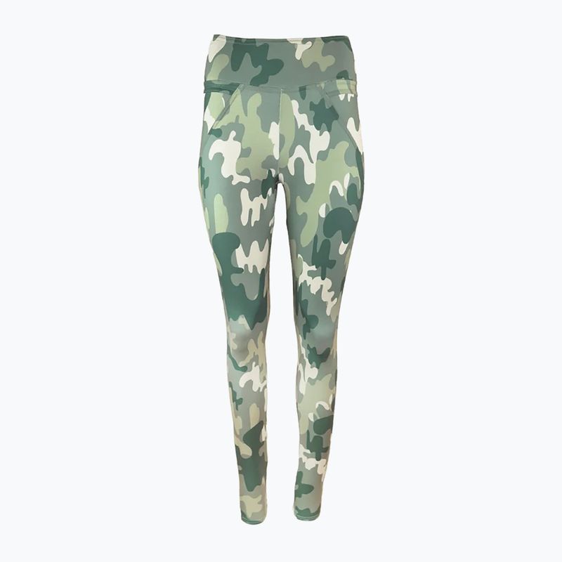 Pantaloni de damă Chiara Wear Push Up verde moro pentru femei