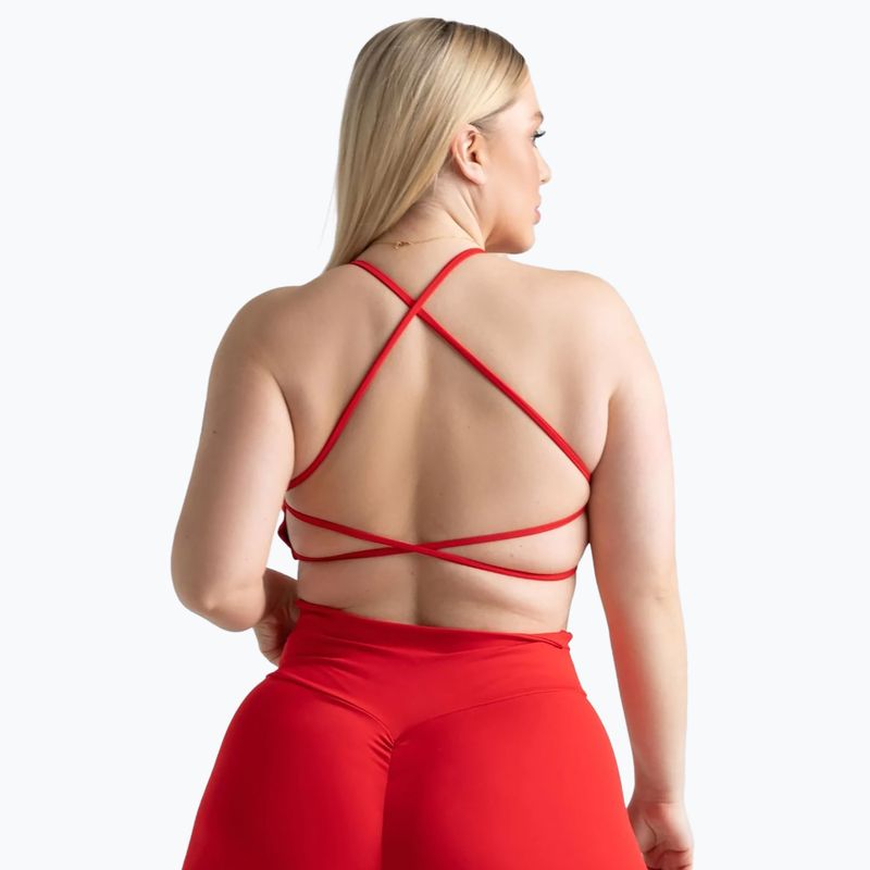 Top de antrenament pentru femei Chiara Wear Lexy roșu