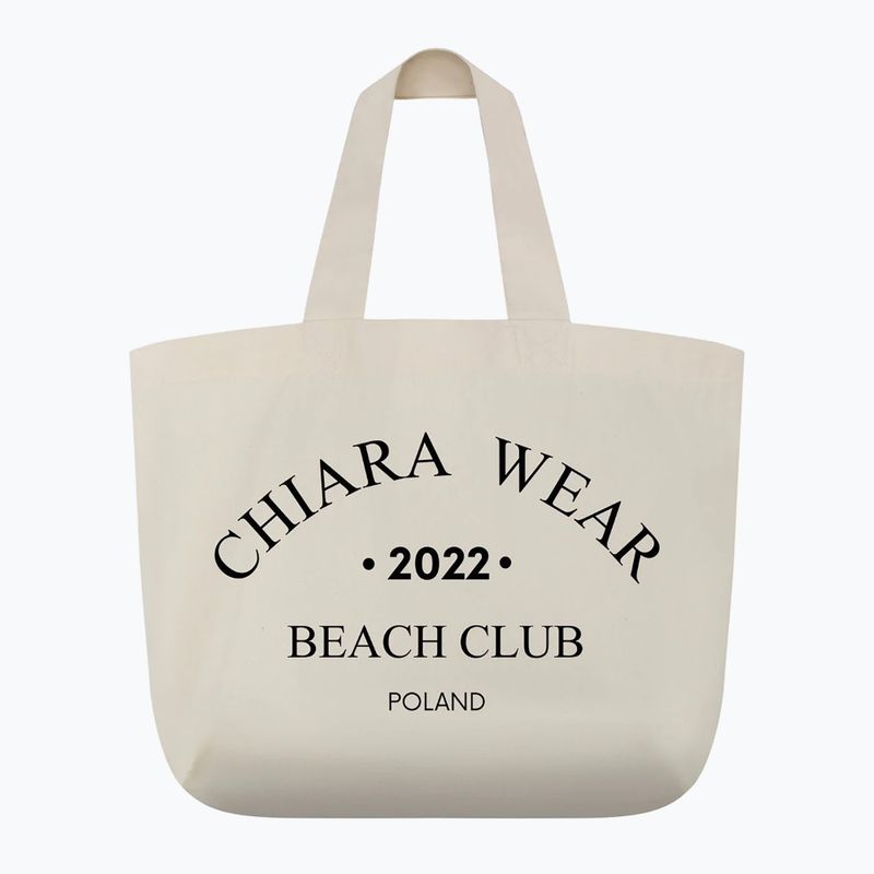 Chiara Wear Beach Club Tote sac ecru