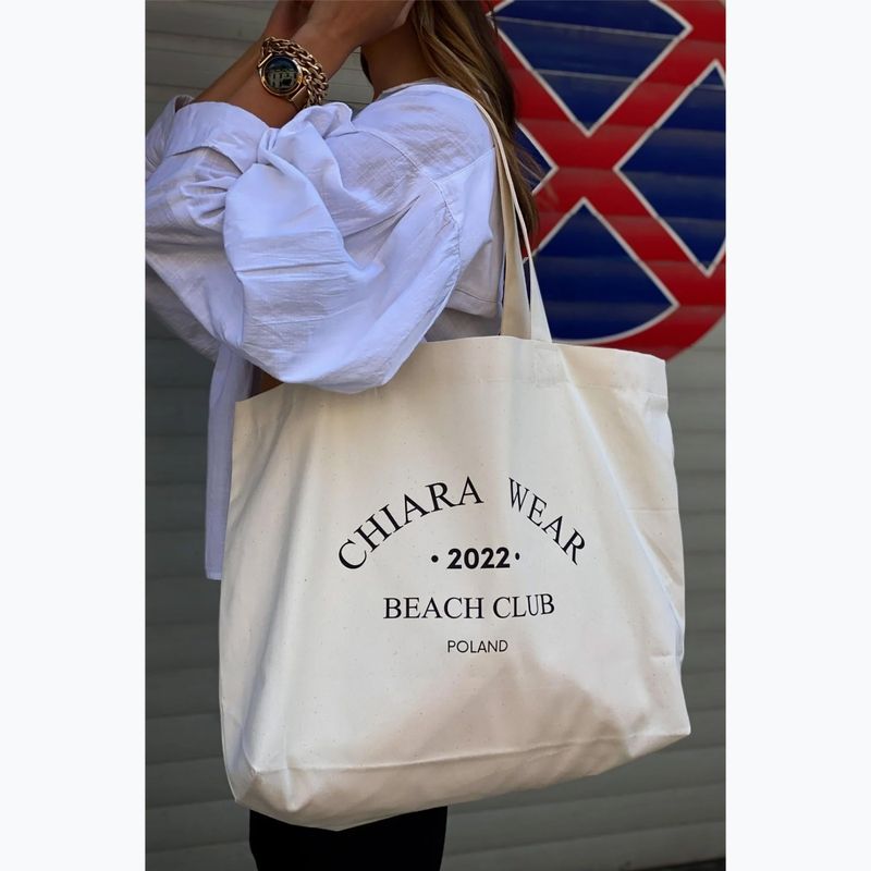 Chiara Wear Beach Club Tote sac ecru