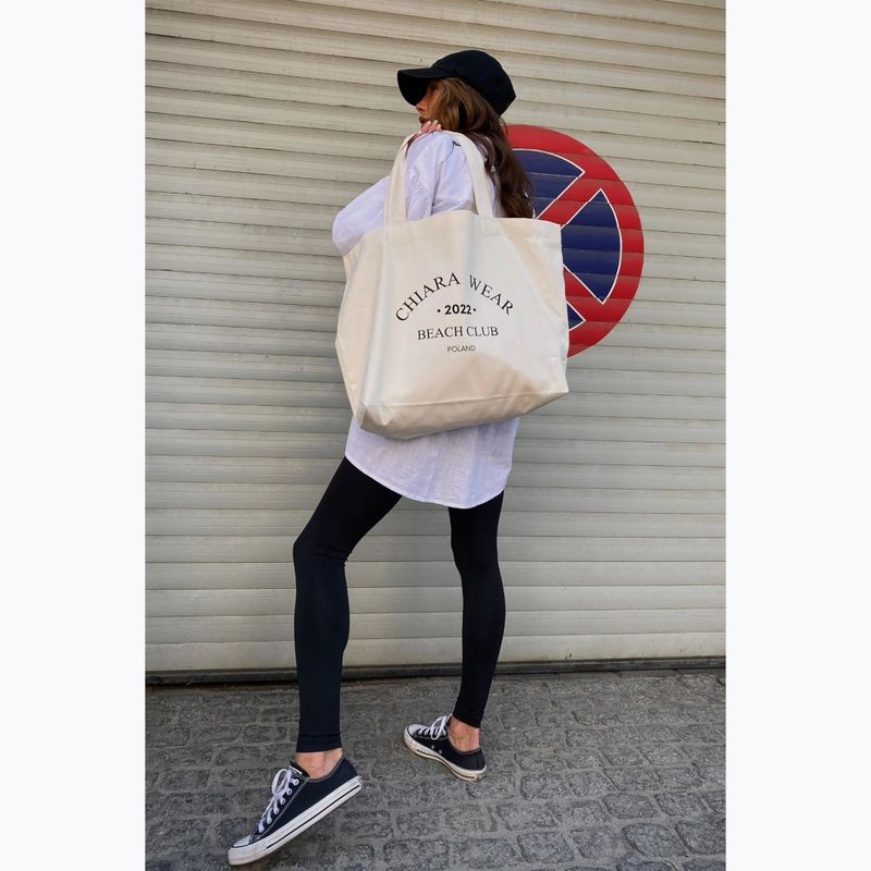 Chiara Wear Beach Club Tote sac ecru