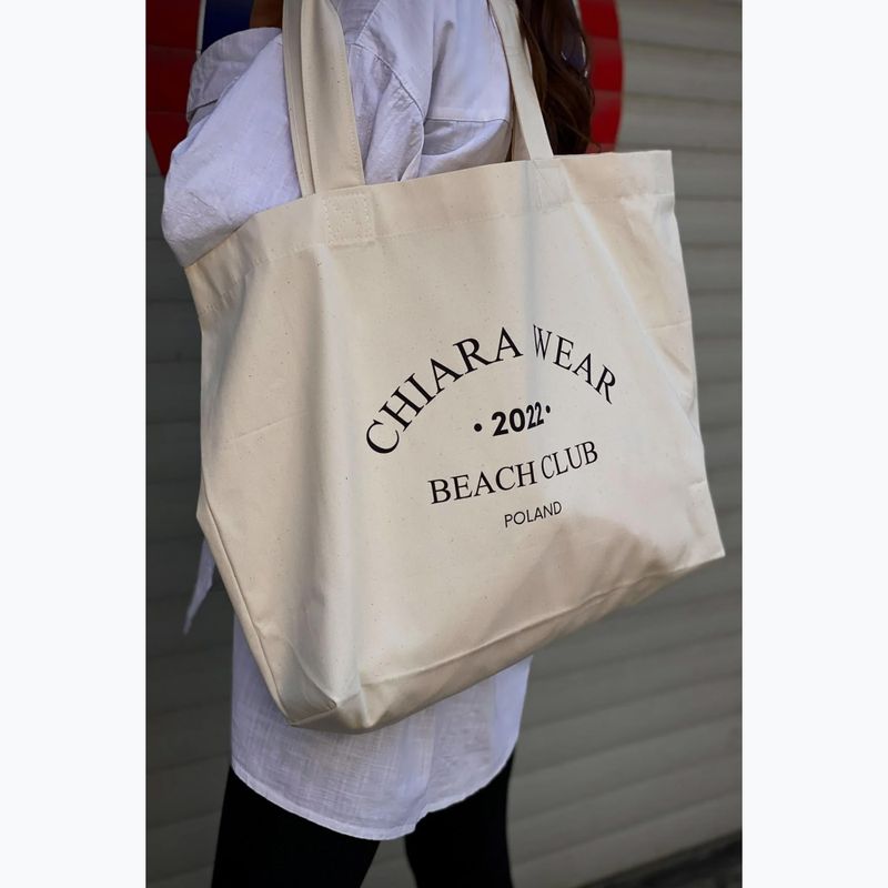 Chiara Wear Beach Club Tote sac ecru