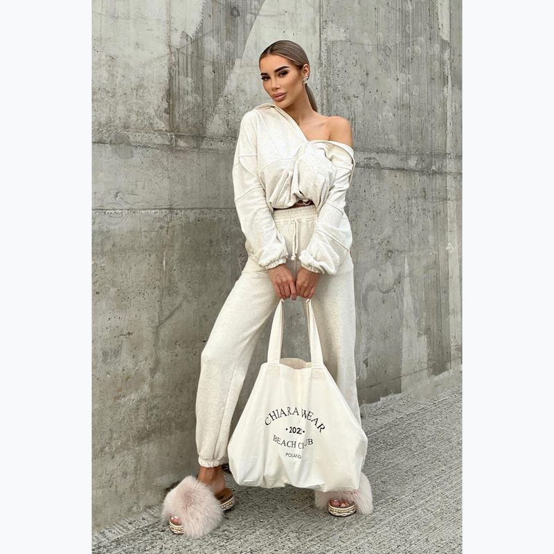 Chiara Wear Beach Club Tote sac ecru