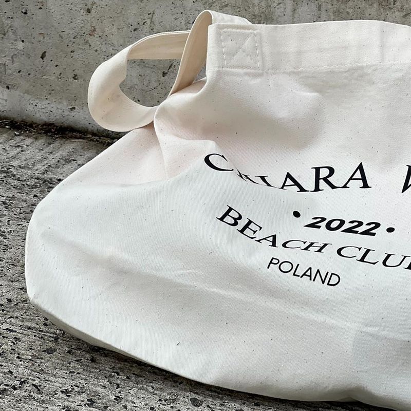 Chiara Wear Beach Club Tote sac ecru