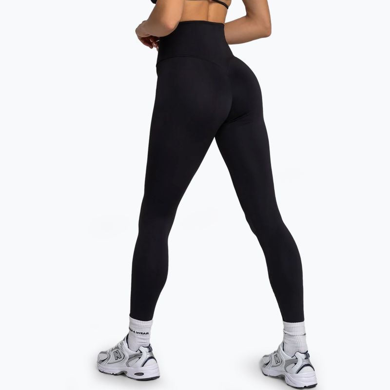 jambiere de antrenament pentru femei Chiara Wear High negru