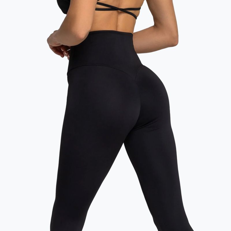 jambiere de antrenament pentru femei Chiara Wear High negru