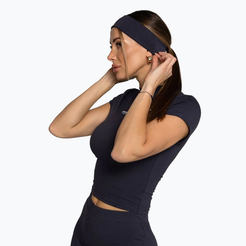 Chiara Wear bentiță pentru femei din bumbac grafit pentru femei