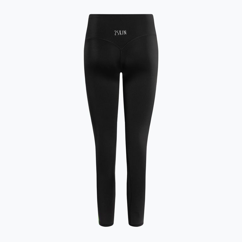 Jambiere de antrenament pentru femei 2skin Black Night negru 2S-60568 2