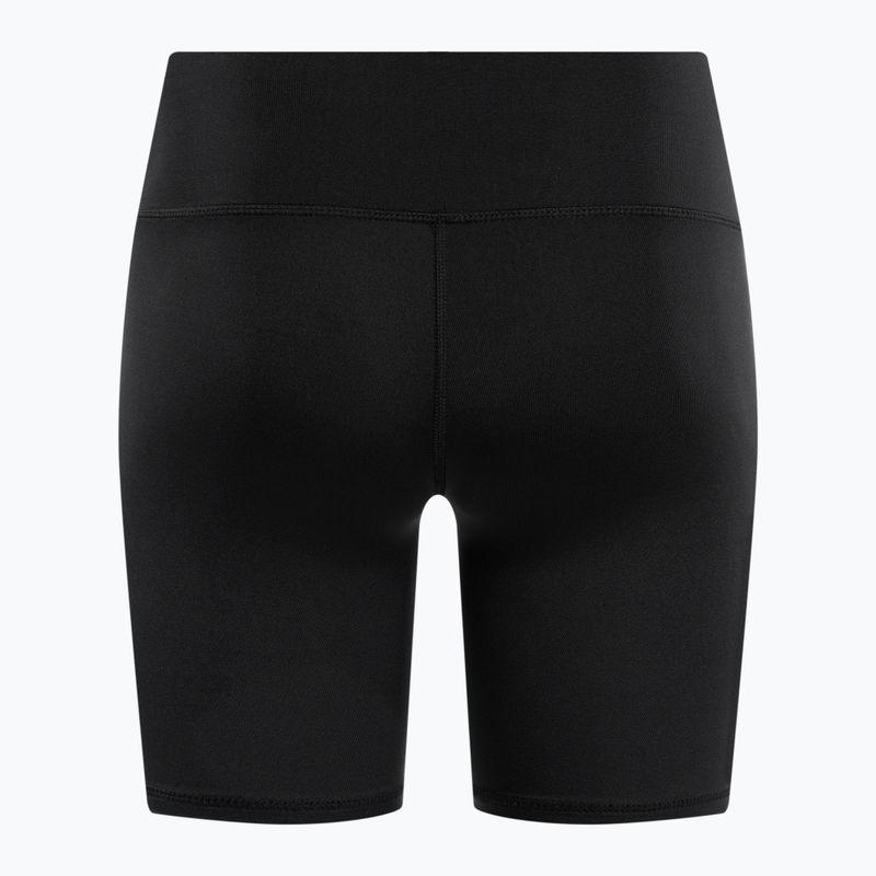 Jambiere de antrenament pentru femei 2skin Biker Ultra Black negru negru 2S-60988 2