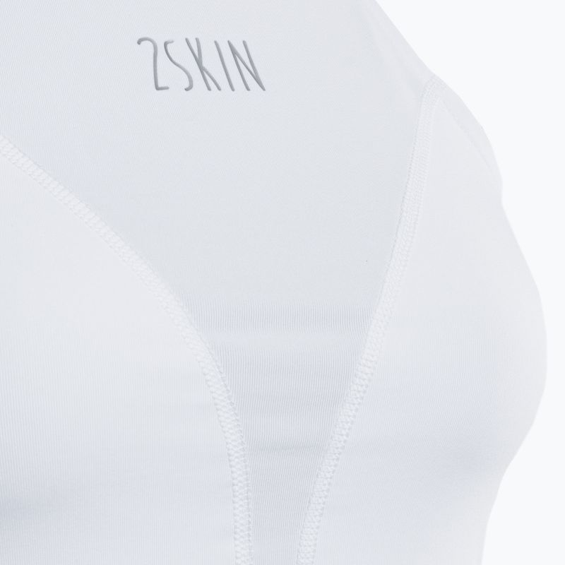 Top de antrenament pentru femei 2skin Crop Top Alb 2S-61305 3
