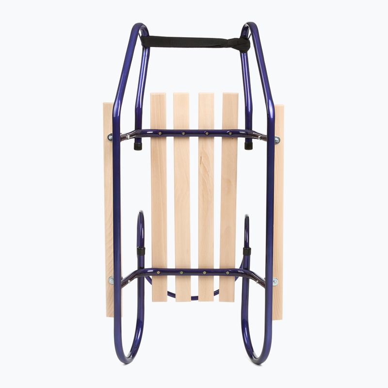 Sănii metalice HUMBAKA with backrest and footrests navy blue 5