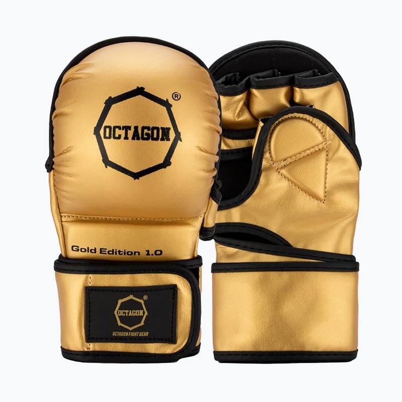 Mănuși de grappling Octagon Gold Edition 1.0 MMA gold