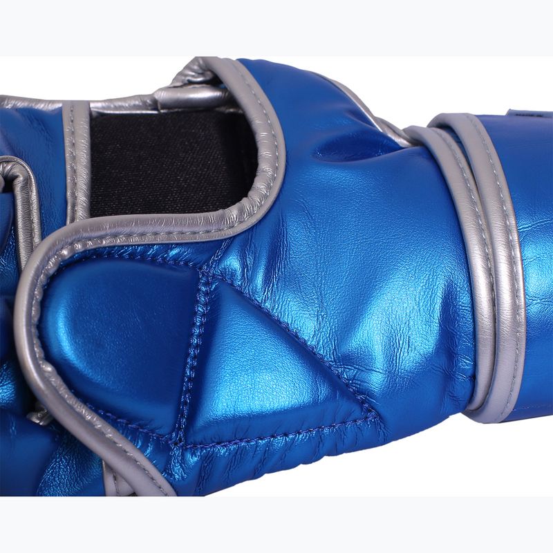 Mănuși de sparing Octagon Mettalic MMA blue 5