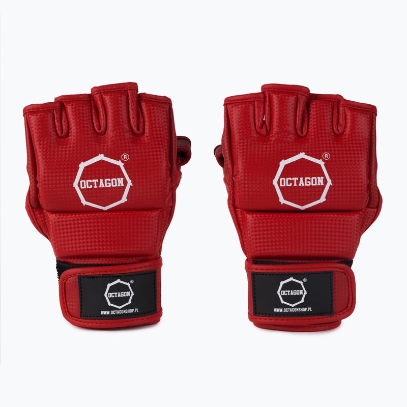 Octagon Kevlar MMA MMA mănuși de grappling roșu